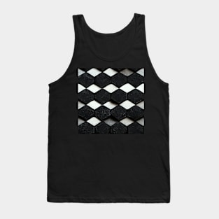 Tile pattern art 11 regular grid Tank Top